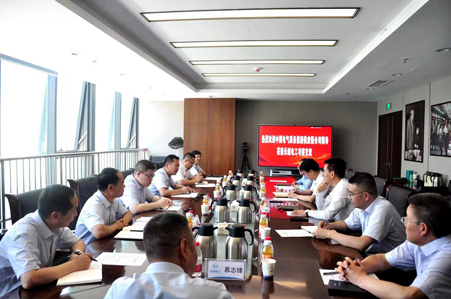 中国电气装备集团公司来英国365上市集团考察交流